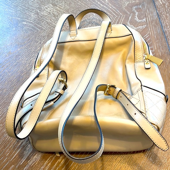 Michael Kors Leather Quilted Backpack - Picture 2 of 3